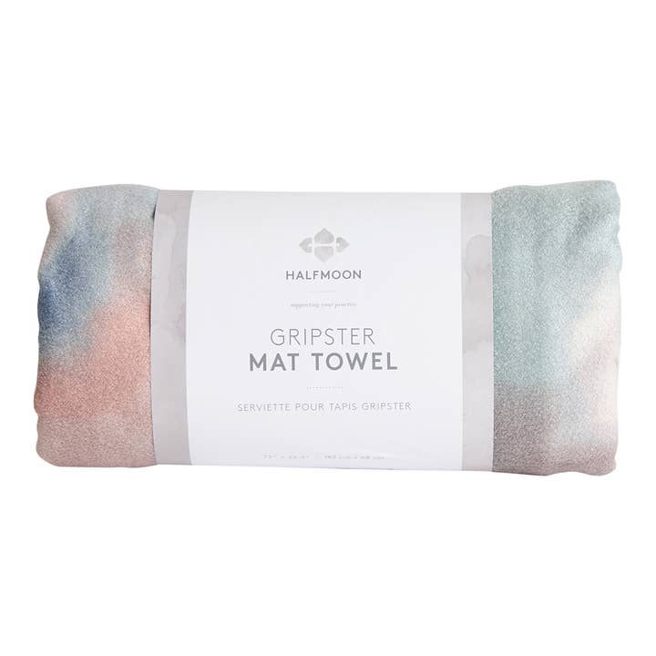 b, halfmoon - Wholesale Yoga Towel - GRIPSTER MAT TOWEL - INK WASH