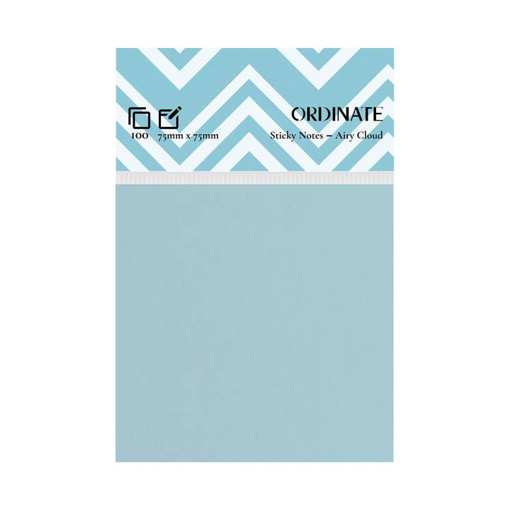 Airy Cloud-Palette Collection Sticky Notes 75mm/100 Sheets for wholesale by Ordinate