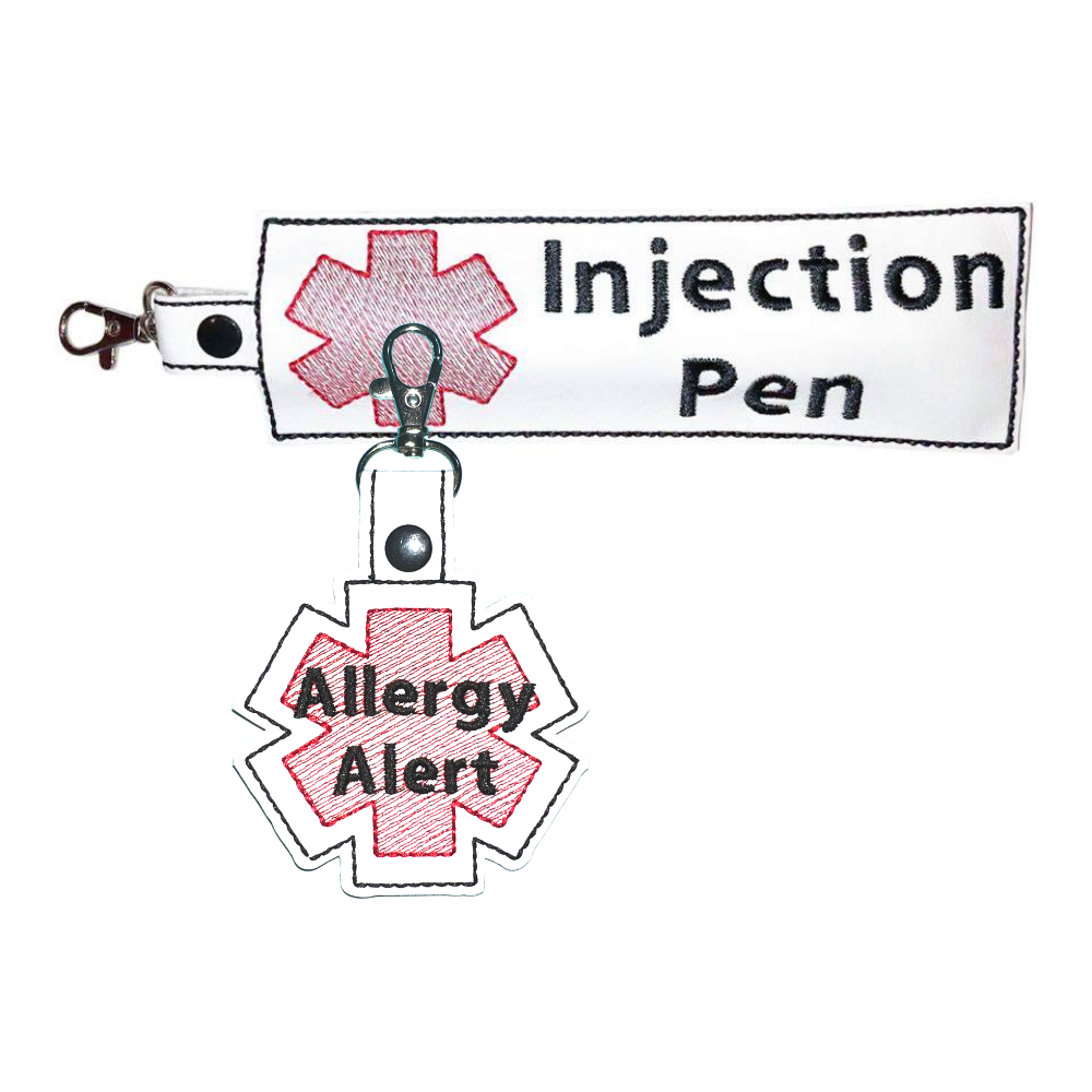 Medical Bag Tags, LLC – Porta-chaves - Unissexo por atacado – Etiqueta e Acessórios para Bolsa de Suporte de Caneta de Injeção1