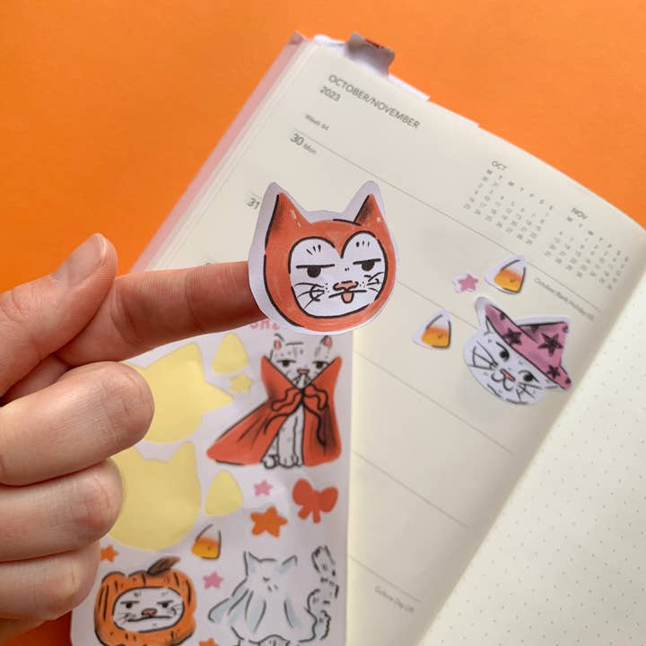 Sophie Heywood - Wholesale Sticker - Mochiween Matt Paper Sticker Sheet2