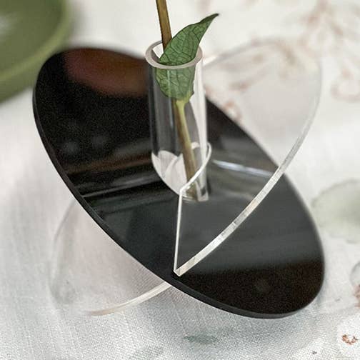 Individual Lucite Butterfly Vase for wholesale by Boker-Tov Shalom