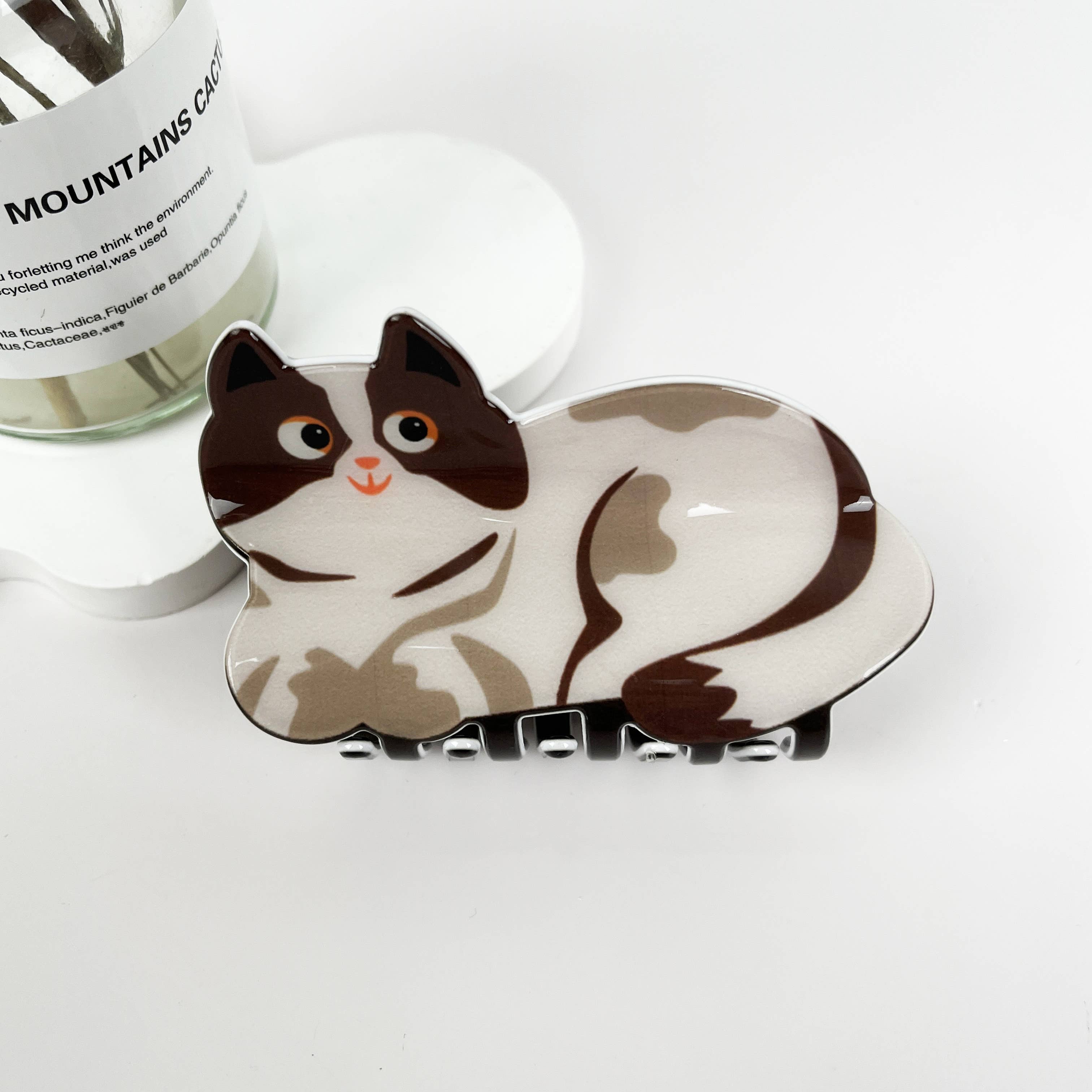 mildstyles - Venta al por mayor Horquilla para el pelo - Mujer - Clip de garra para cabello con diseño de gato0