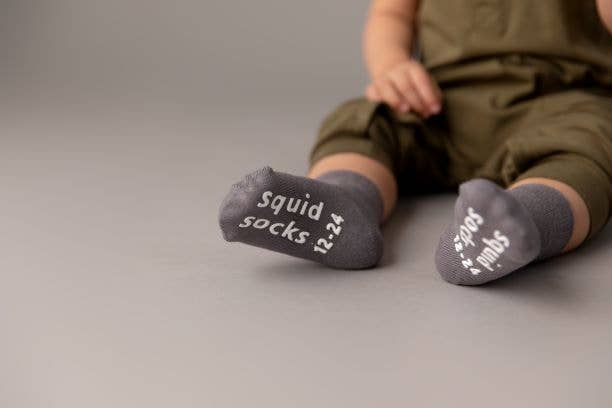 squid socks - Venta al por mayor Calcetines - Bebés - Classic - Calcetines antideslizantes para bebés en arena, gris claro, gris oscuro4