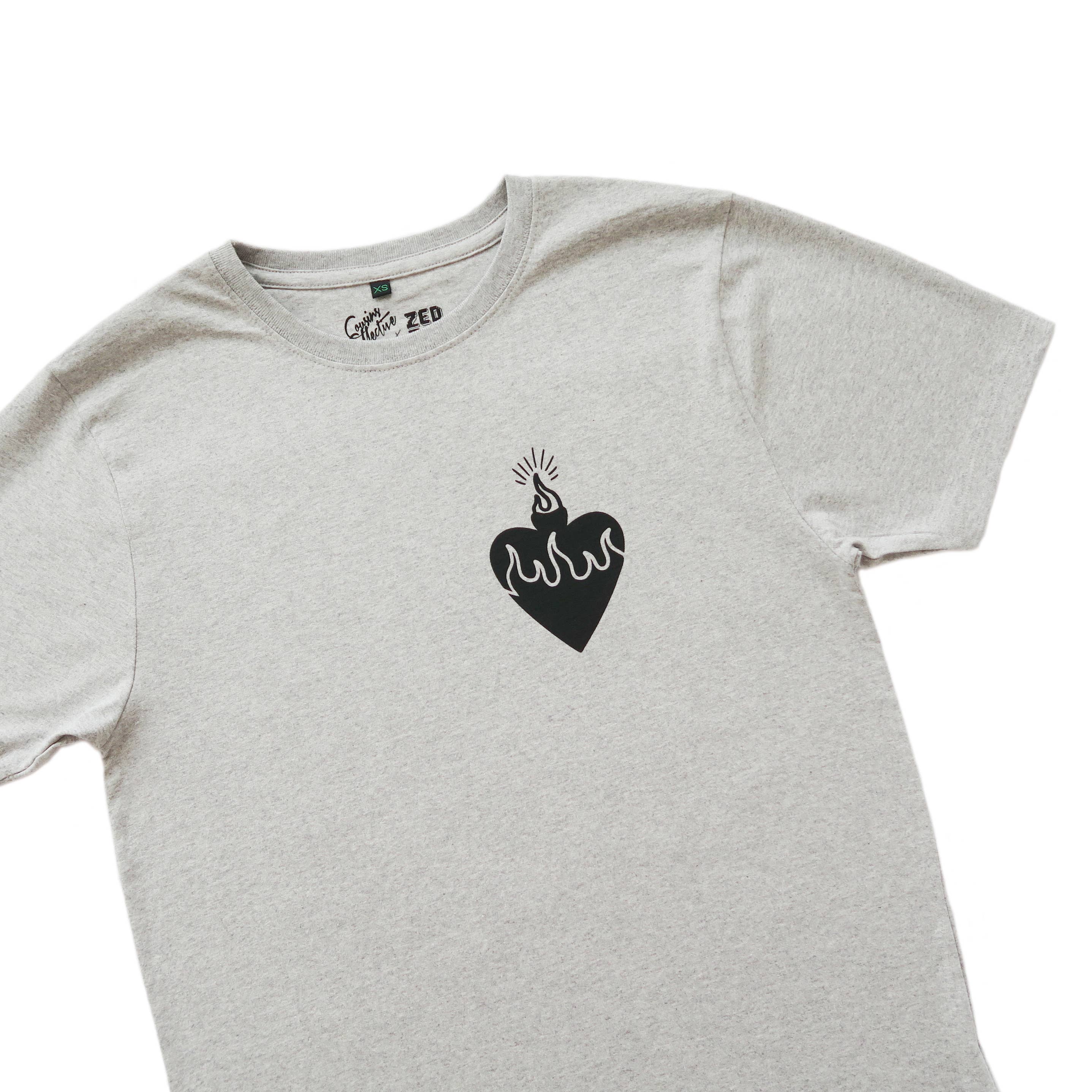 Cousins Collective - Wholesale Screen printed t-shirt – unisex - Tattoo Flash Printed Unisex T-shirt - Black/Pink/White/Grey7