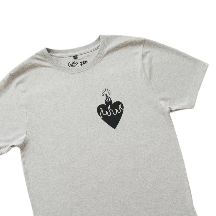 Cousins Collective - Wholesale Screen printed t-shirt – unisex - Tattoo Flash Printed Unisex T-shirt - Black/Pink/White/Grey7