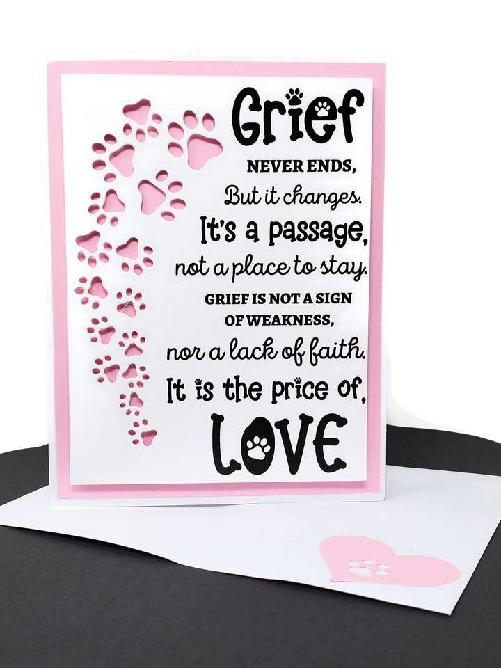 Tarjeta de simpatía para mascotas para venta al por mayor de Misfit Manor Shop