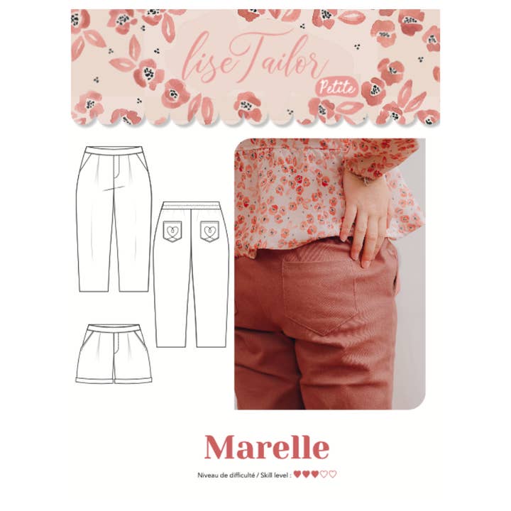Sewing pattern - “Petite” Marelle - sold individually for wholesale by Lise Tailor