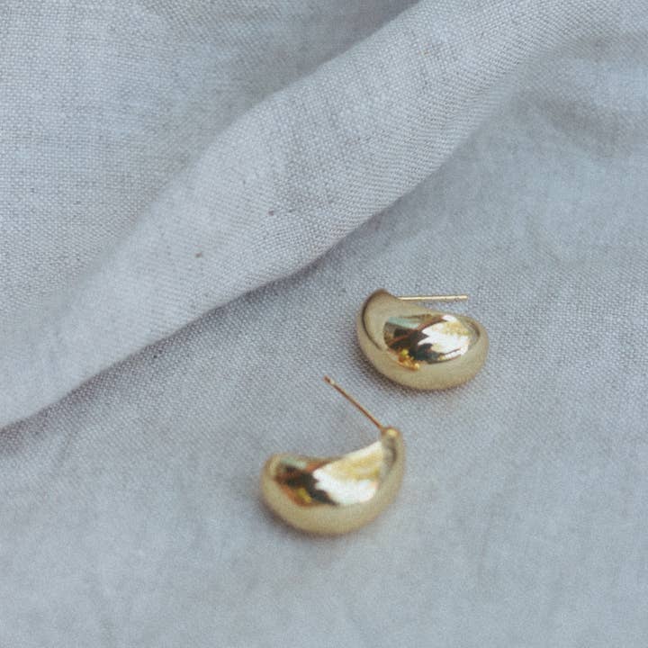 Goldie Jewelry - Wholesale Huggie Earrings - BUBBLE Huggie Hoops5