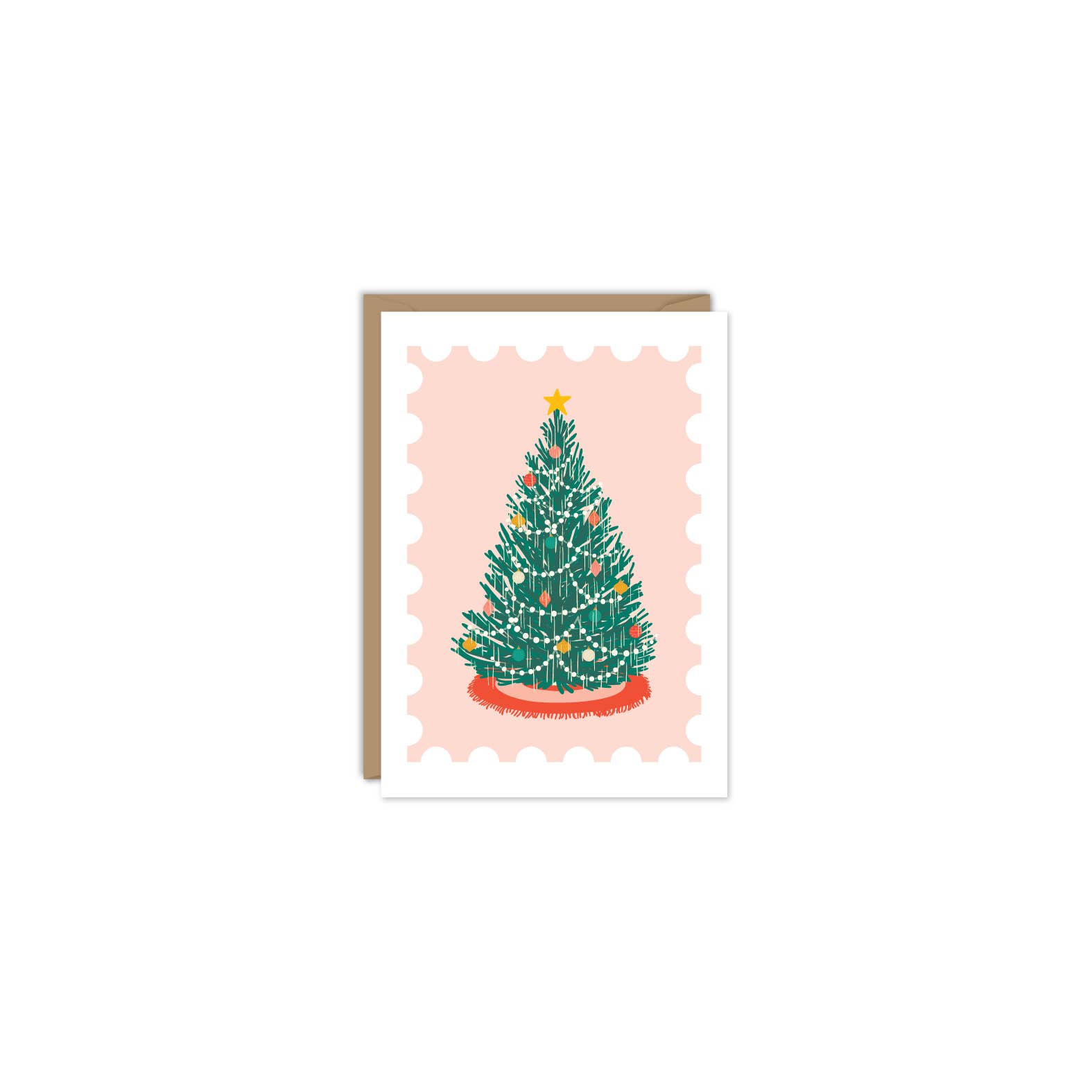 MELLOWWORKS - Wholesale Christmas Card - CHRISTMAS TREE MINI ENCLOSURE CARD0