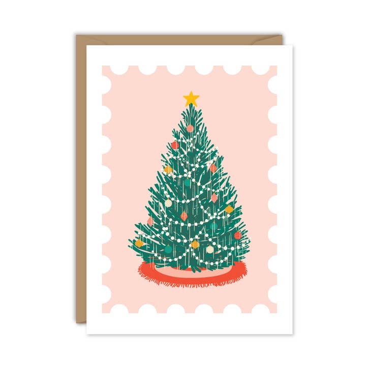 MELLOWWORKS - Wholesale Christmas Card - CHRISTMAS TREE MINI ENCLOSURE CARD0