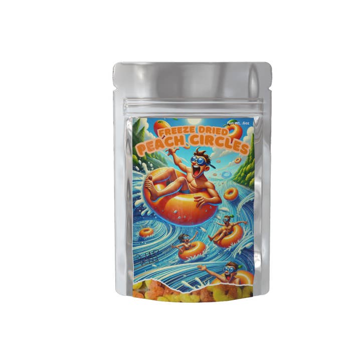 Freeze Dried Peach Circles | Wholesale for wholesale by Sweet Faze LLC