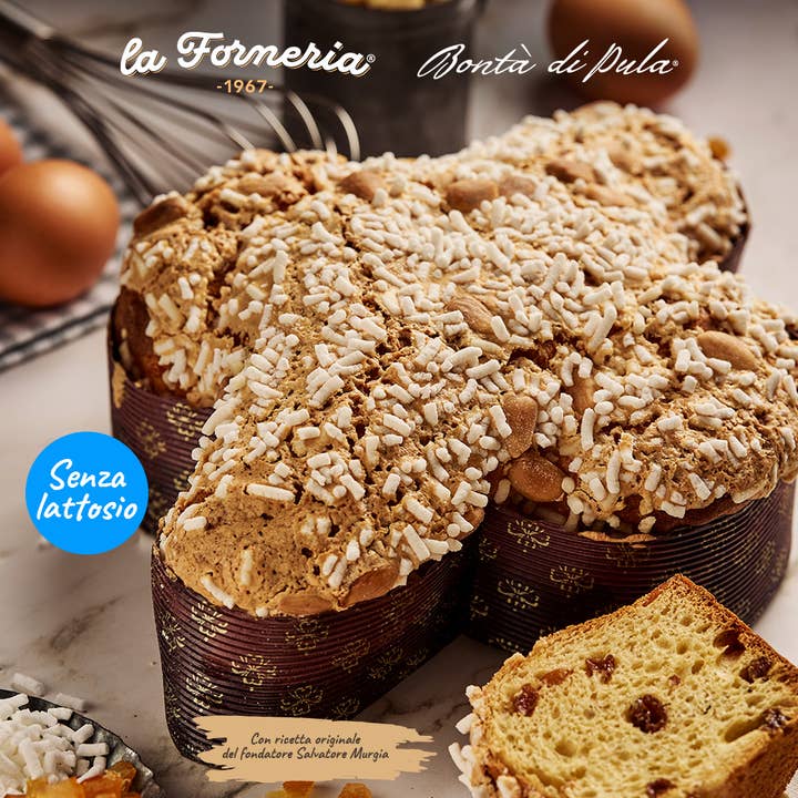 Colomba Classique aux Amandes 750g pour la vente par La Forneria di Pula