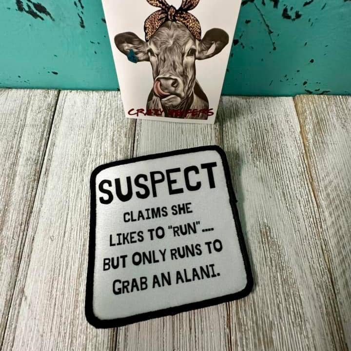Crazy Heifers Wholesale - Wholesale Patch - DTF Patches Suspect-Iron on: Custom Option Available8