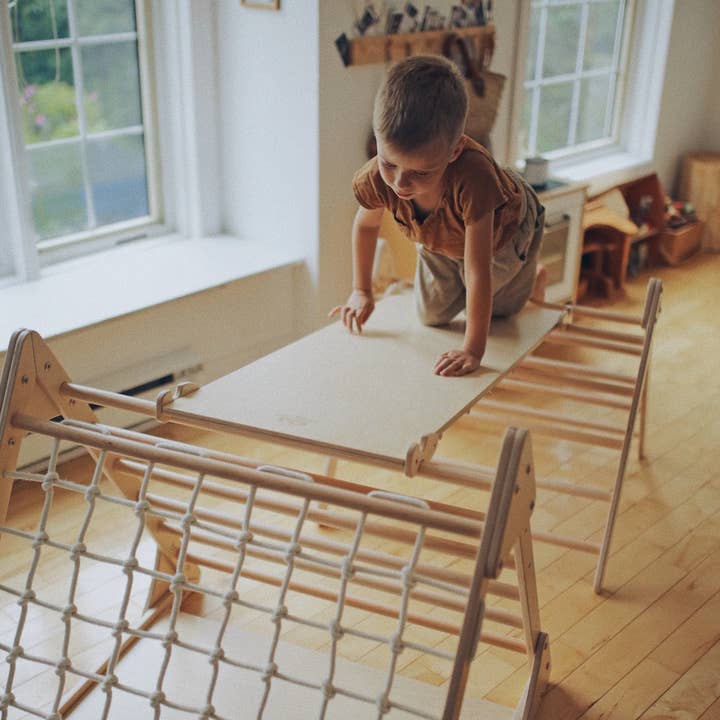 Kinderfeets, INC. - Wholesale Wood Toy - Kids - Pikler Ramp & Slide3