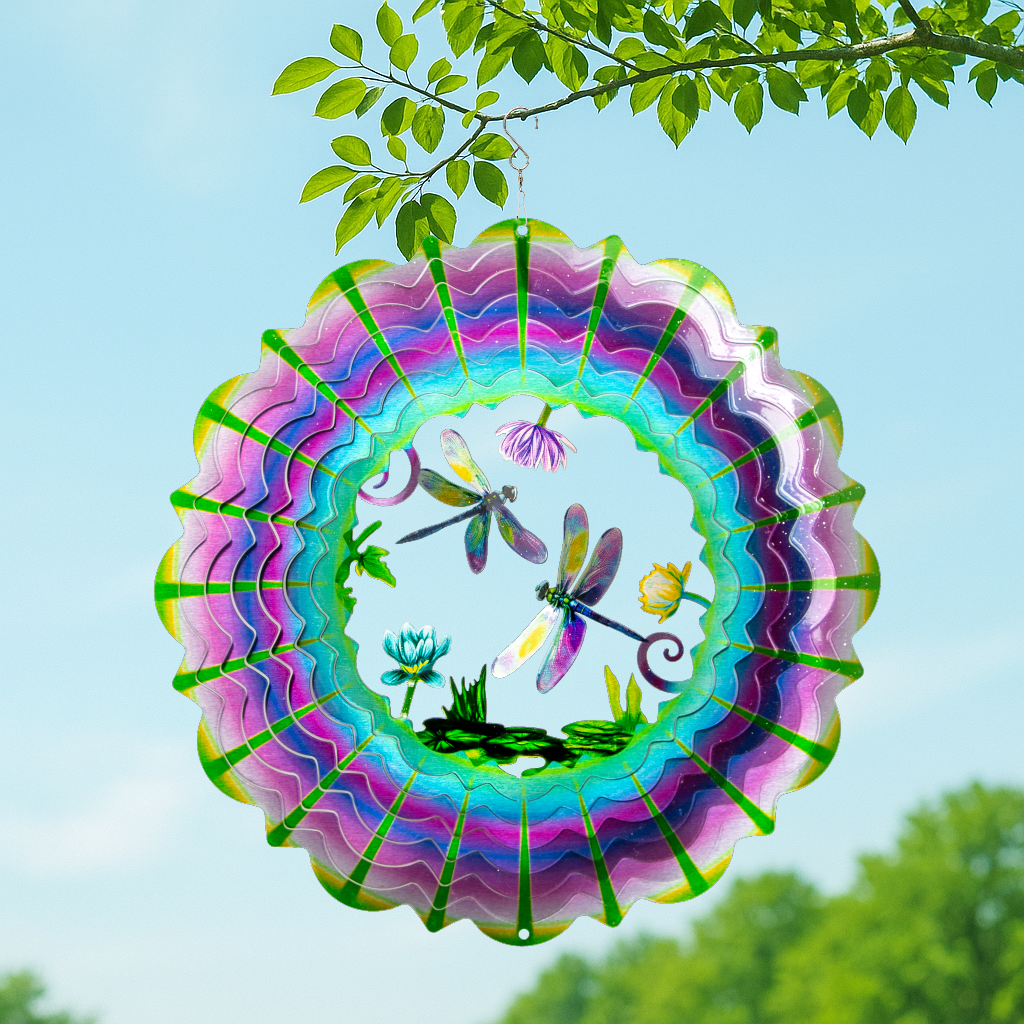Spinfinity Designs - Wholesale Wind Spinner - 3D Dragonfly - Large Wind Spinner1