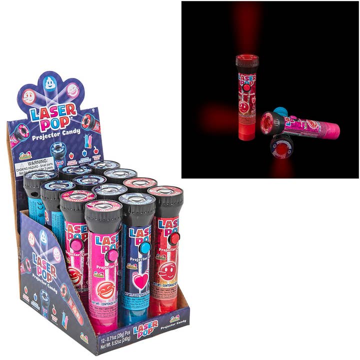 LASER POP PROJECTOR CANDY LLB giocattoli per bambini per la vendita all'ingrosso da parte di La Luna Bella - Toys