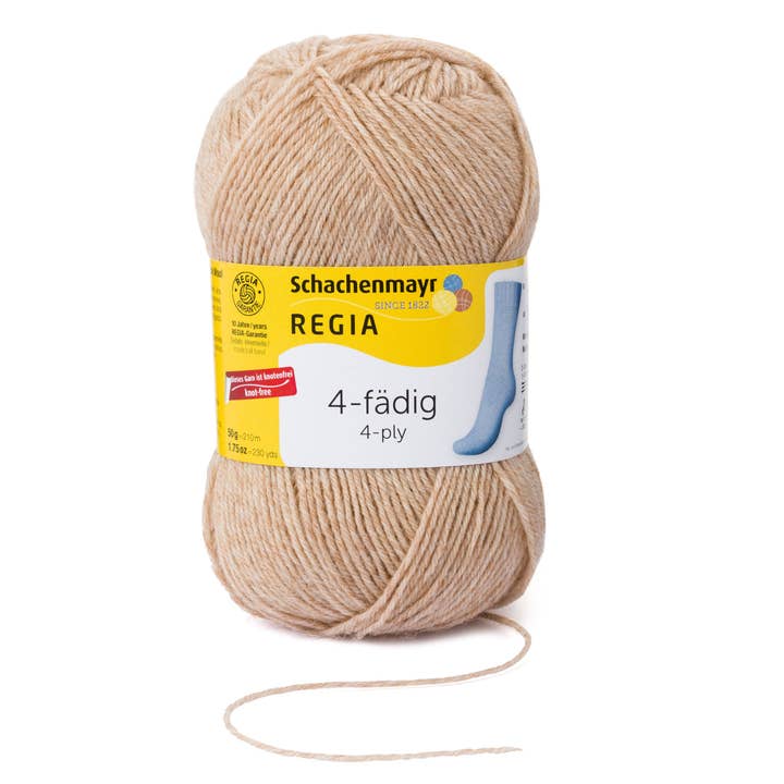 REGIA Uni 4-ply Sock Wool 10 x 50 G for wholesale by MEZ Crafts Germany