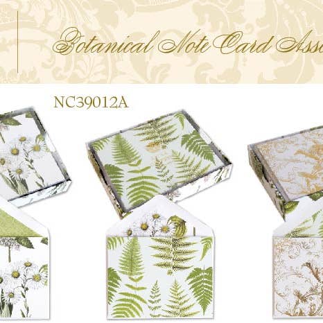 Botanical Note Card Assortment for wholesale by Anna Griffin Inc