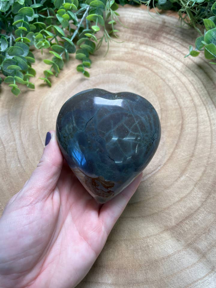 Polychrome Jasper Heart for wholesale by Copper Ashes