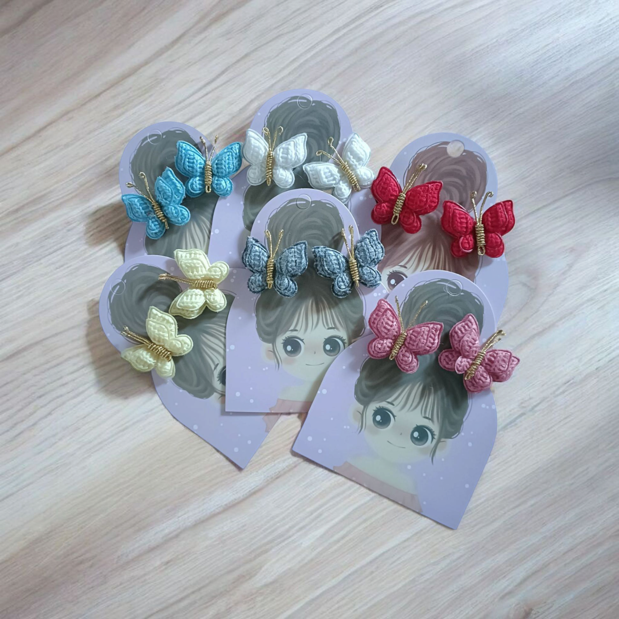 Kids4trendy - Wholesale Hair Clip - Kids - Klein vlindermeisje versie 21