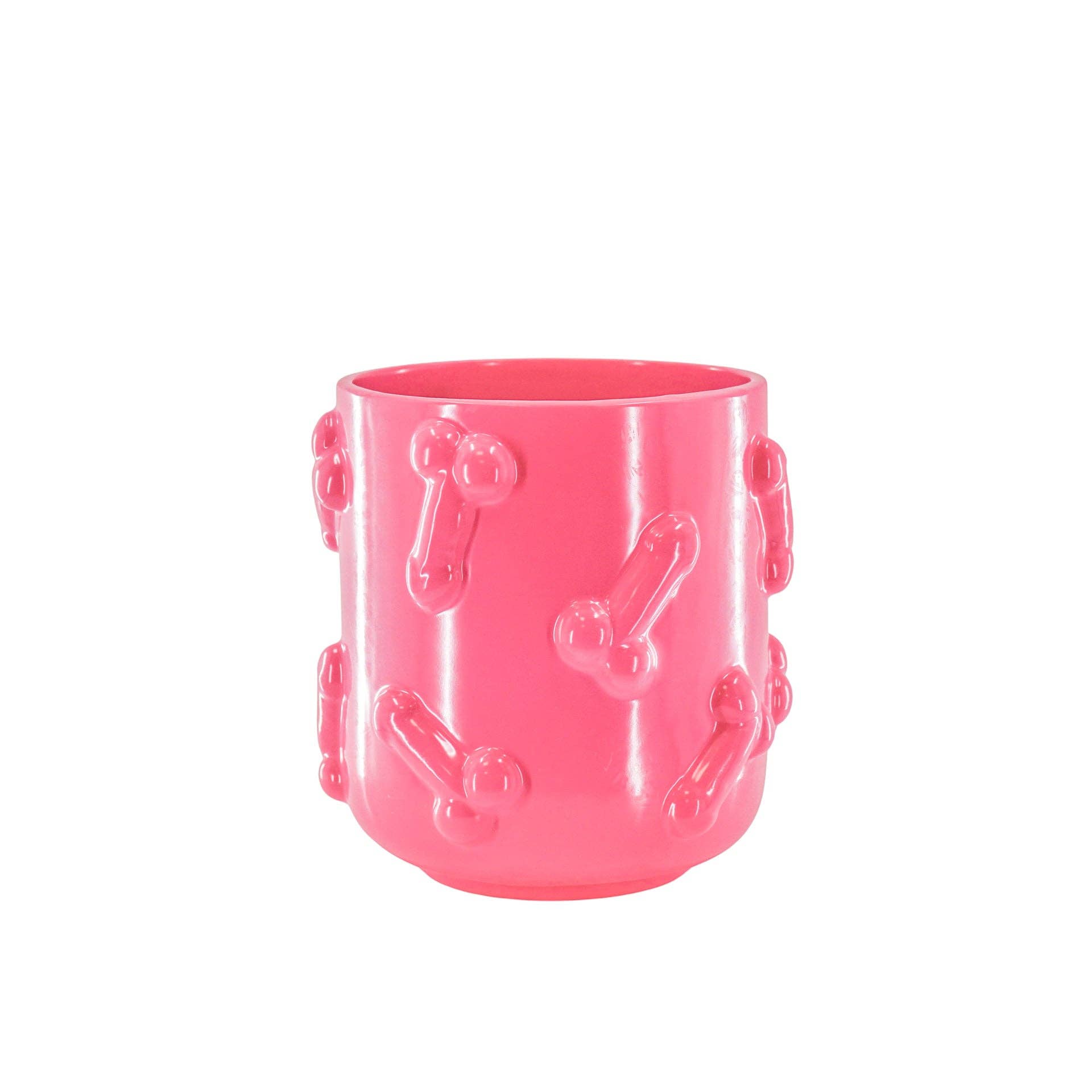 Housevitamin bv – wholesale Plant pot – Pot - Dick - Ceramics - Pink - 17,5x17,5x17,5cm