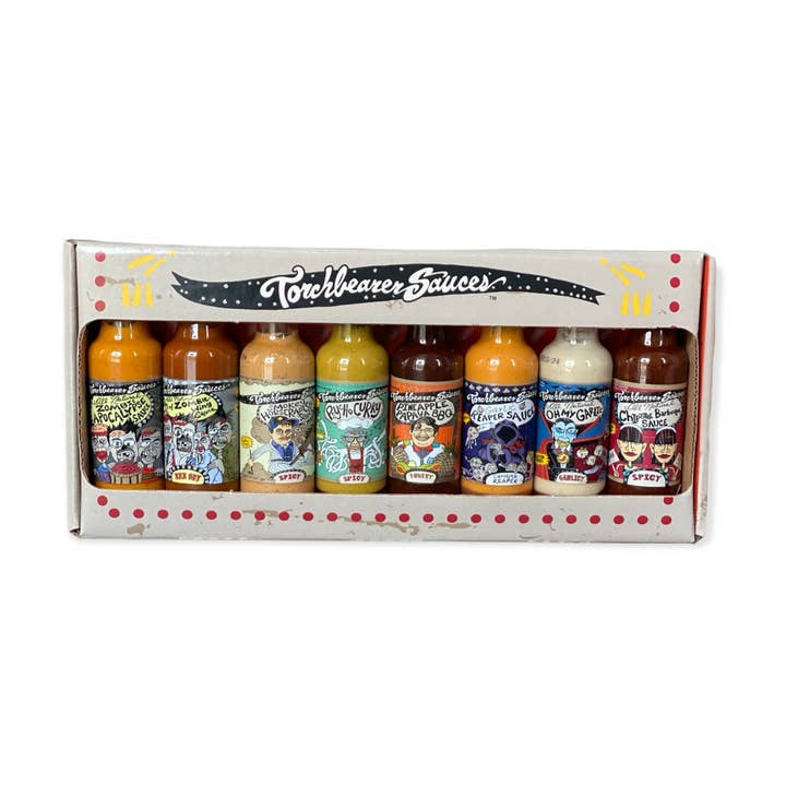 Best Sellers 8 Pack for wholesale by TorchBearer Sauces