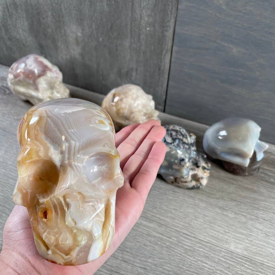 Keystone Crystals - Wholesale Spiritual Stone/Crystal - Assorted Crystal Skulls – Bulk Lot for Gift Shops115