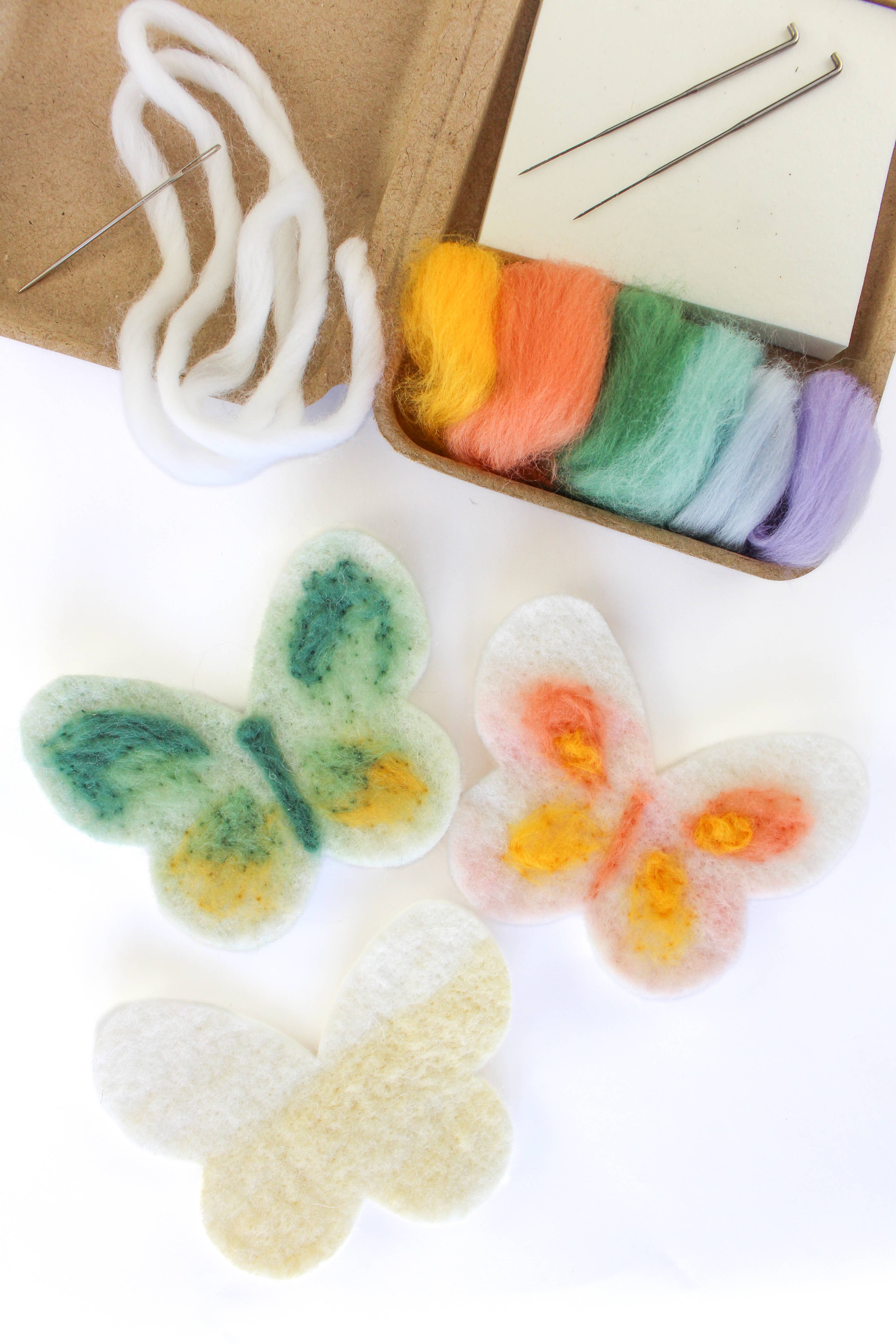 Sheep Creek Studio - Wholesale DIY Craft Kit - Mini Butterfly Felting Craft Kit3