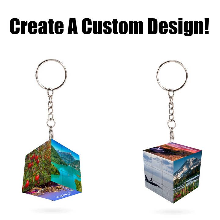 Custom Designed Swizzle Cube/Christmas Ornament (Small) for wholesale by Sunkiss