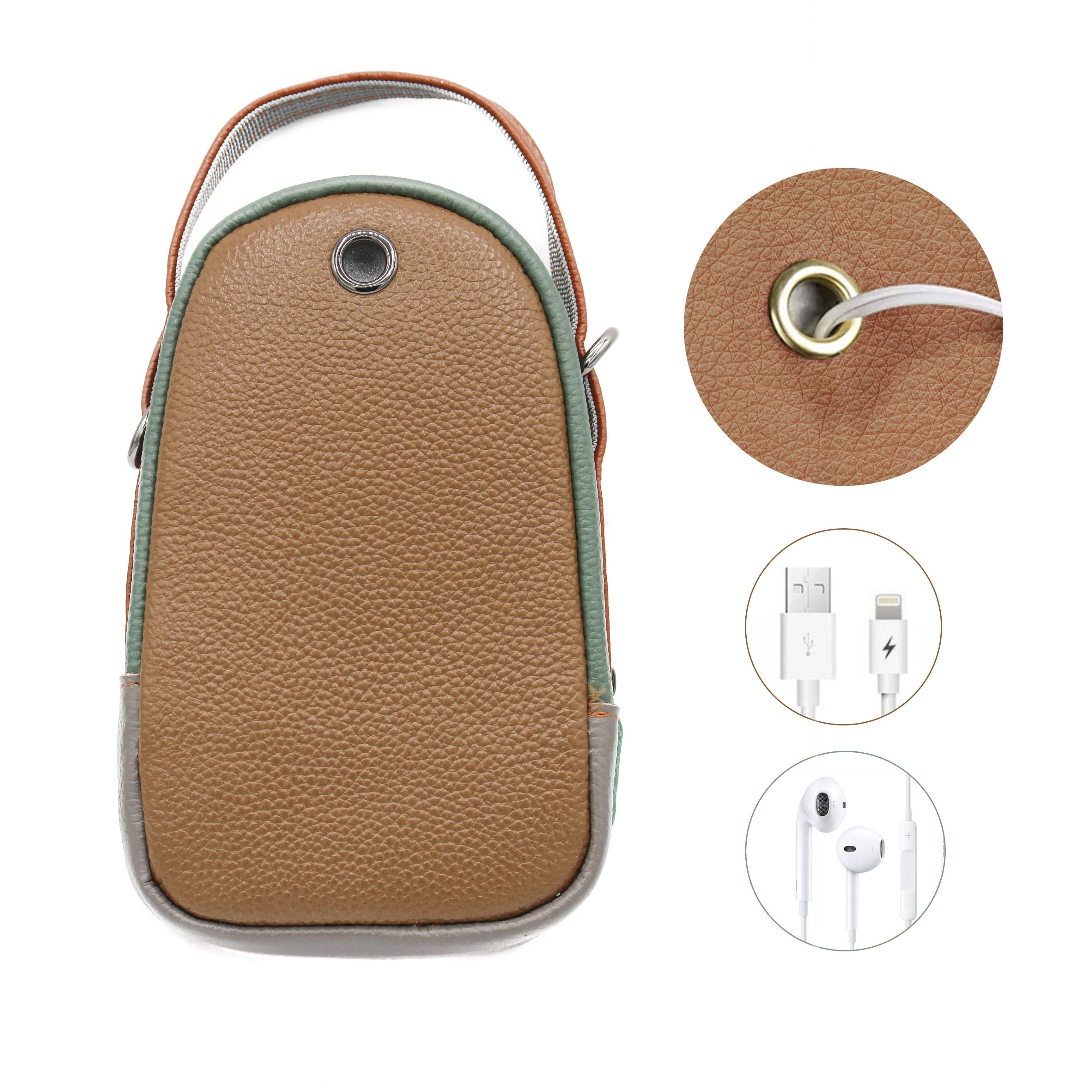 Zerimar 1942 – Engroshandel Rygsæk - Dame – Ægte læder crossbody-taske og rygsæk til kvinder, 19 x 10 x 9 cm22