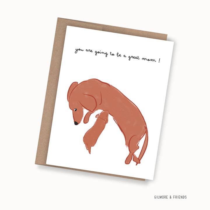Du kommer att bli en fantastisk mamma - Nytt bebiskort för mamma för wholesale av Gilmore & Friends
