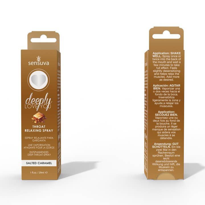Sensuva - Wholesale Personal Lubricant - Deeply Love You Throat Relaxing Spray - Salted Caramel2
