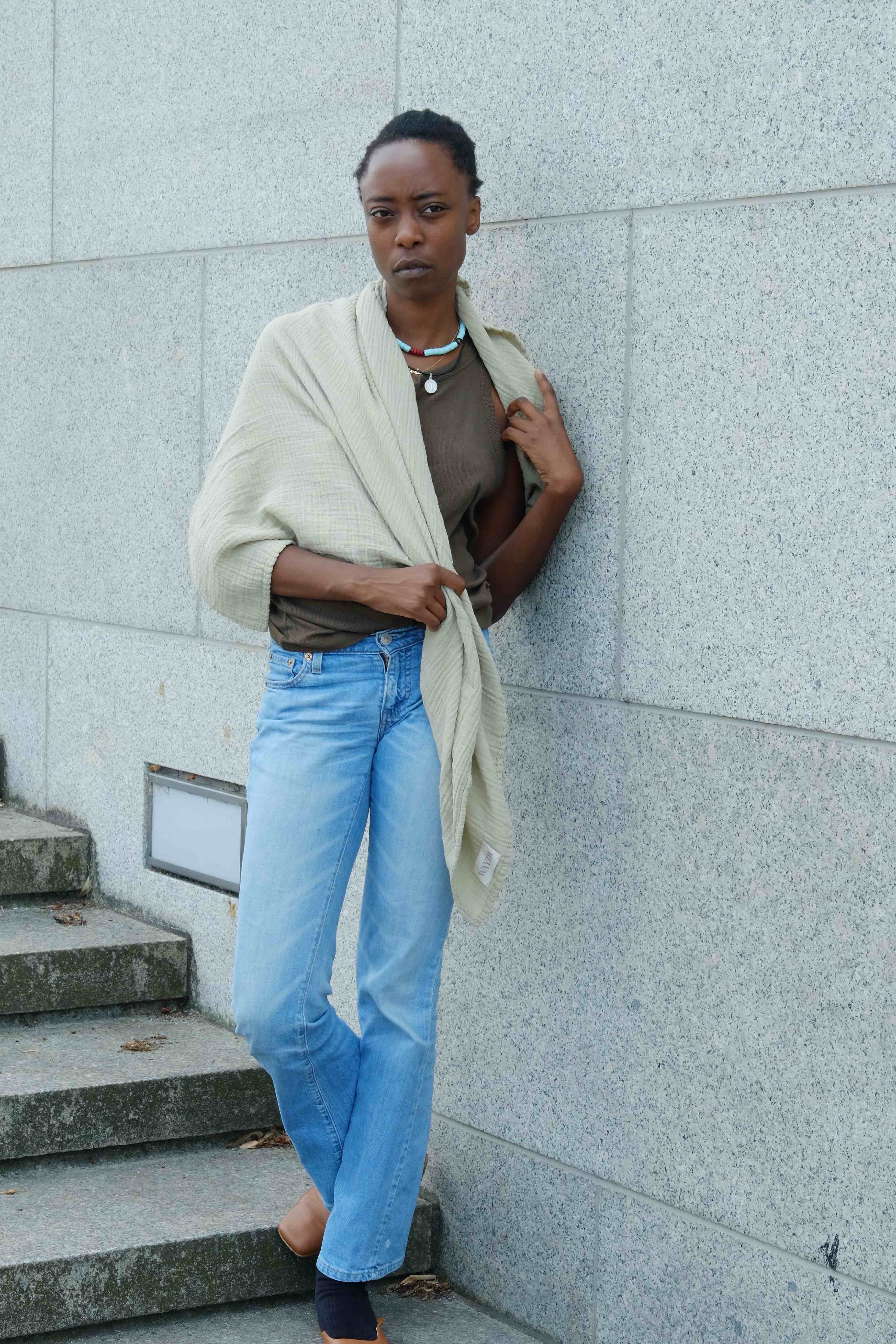 WAYDA – Großhandel Schal – Damen – Simple EUCALYPTUS !NEW!2