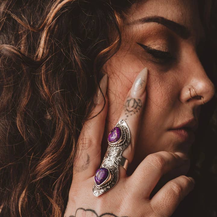 Nomadic Priestess – wholesale Cocktail/Statement Ring – Berg Lilja Ring