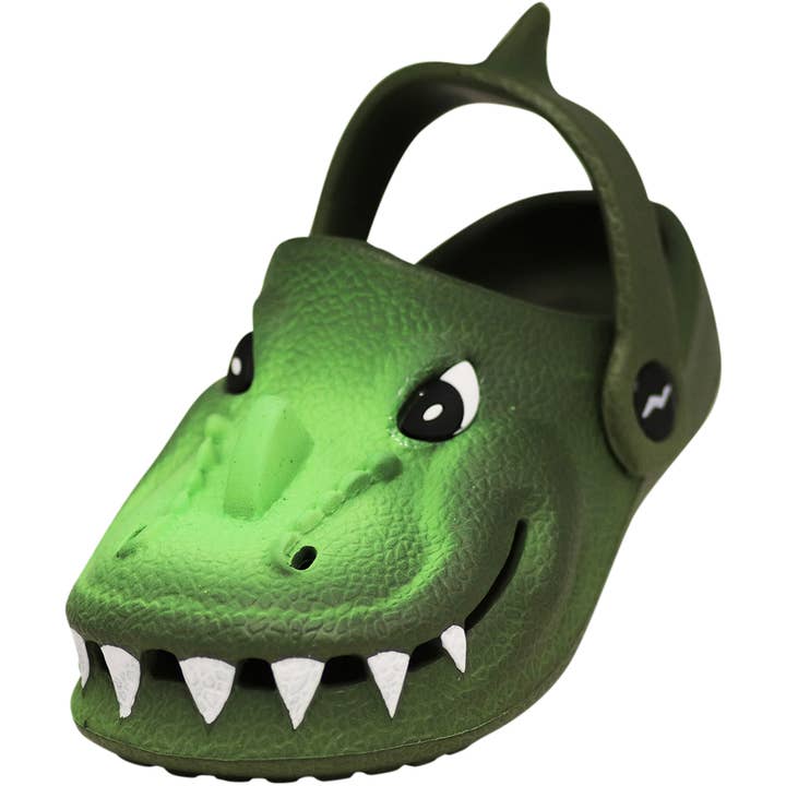 Eastern Off Price - Wholesale Sandals - Kids - Green Gator Kids' Norty Toddler Slip-On Clog Sandals 41920