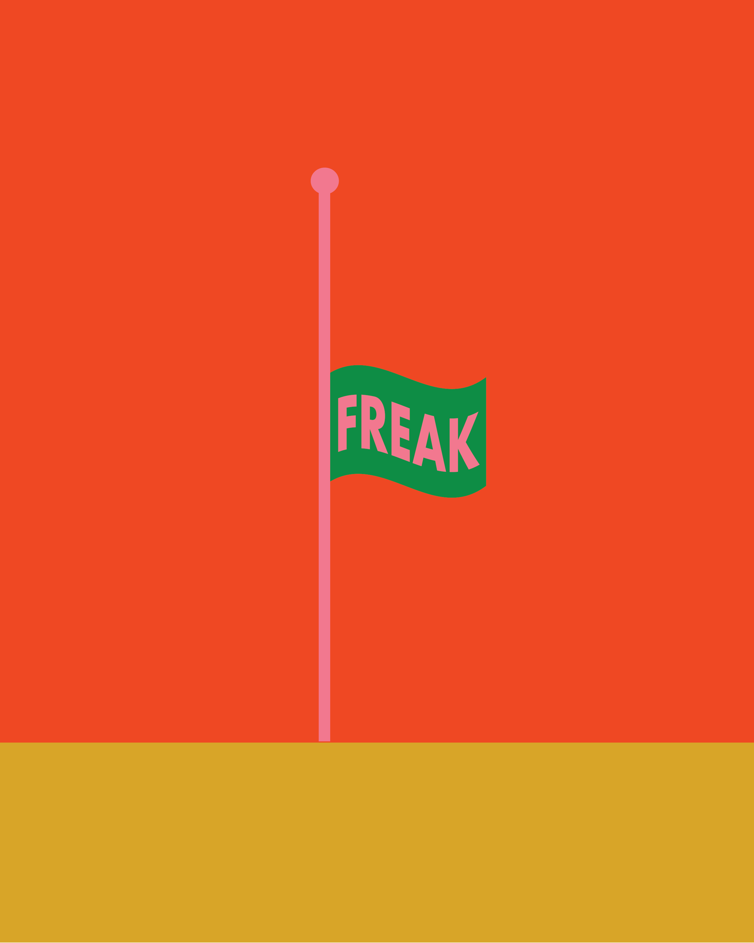 Recovering Lazyholic - Wholesale Art Print - Freak Flag Print3