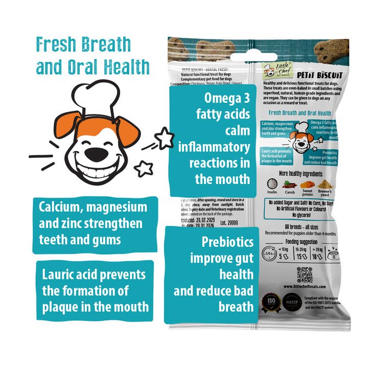 United Pet Brands - Wholesale Pet Treats - Dog - Vegan Natural Functional Treats Dental Fresh Grain-Free-100g5