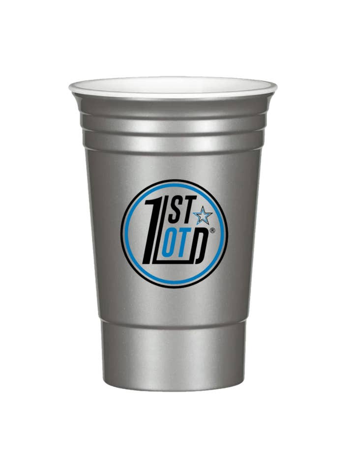 1stOTD Party Cup (Grey/Honolulu Blue) for wholesale by 1st of the Day®