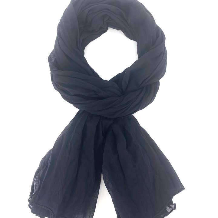Maison Unik Accessoires - Wholesale Sjaal - Uniseks - Effen Cheche Sjaal 100% Katoen - uniseks - 54 kleuren