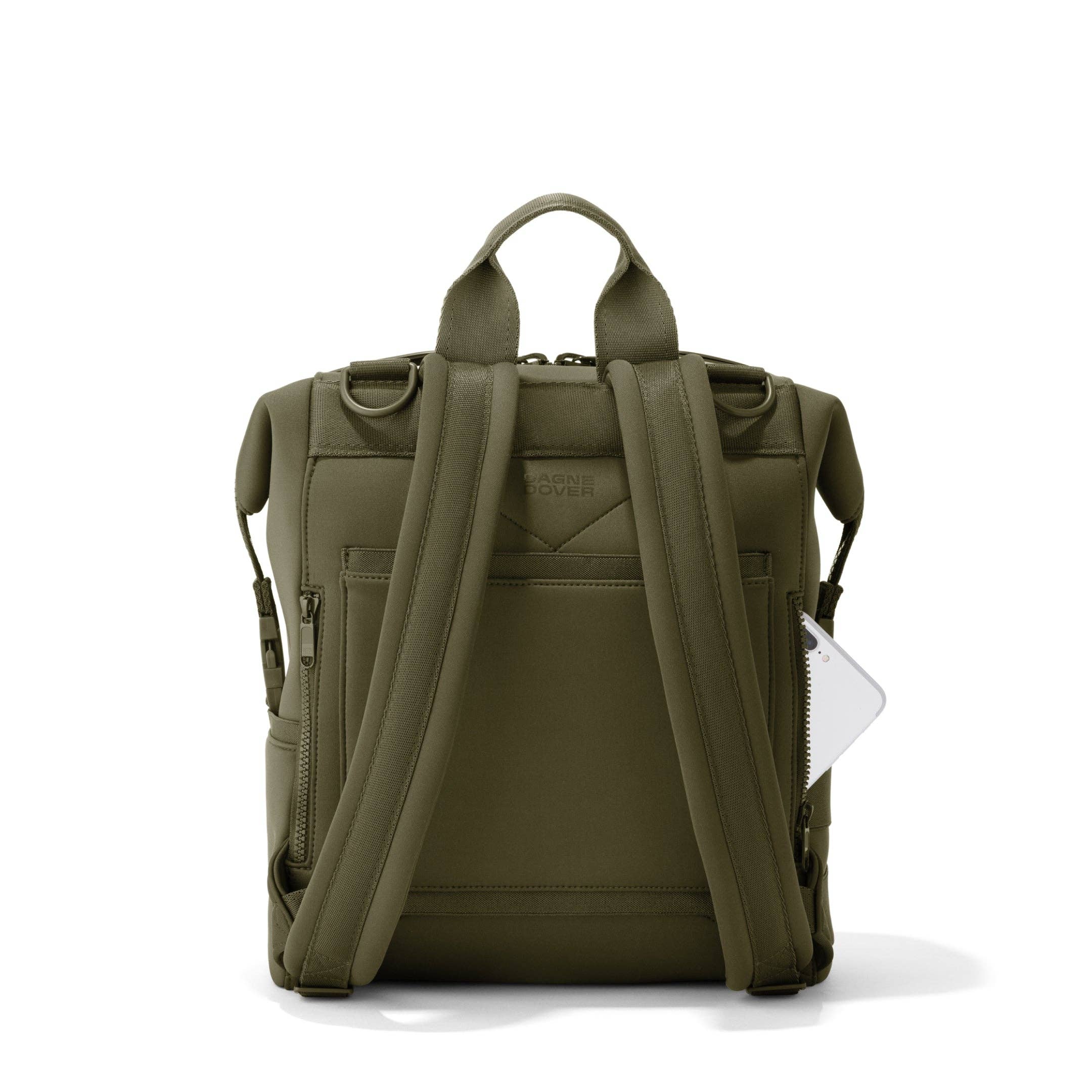 Dagne Dover - Wholesale Diaper Bag - Baby - Indi Diaper Backpack in Dark Moss, Medium4