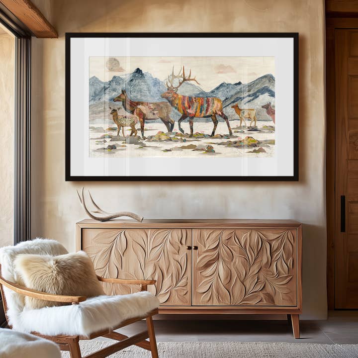 Art Print | Elk Wall Art | HEADED HOME for wholesale by Dolan Geiman