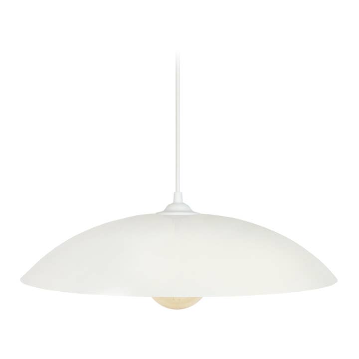 HALF MOON BIG - Ivory White Metal Dome Suspension for wholesale by Tosel Shop