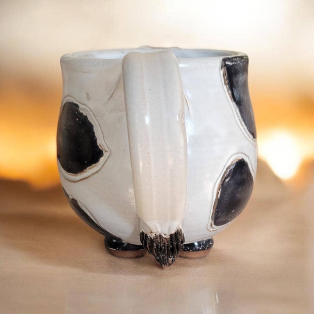 MudWorks Pottery - Wholesale Coffee Mug - Cow Mug2