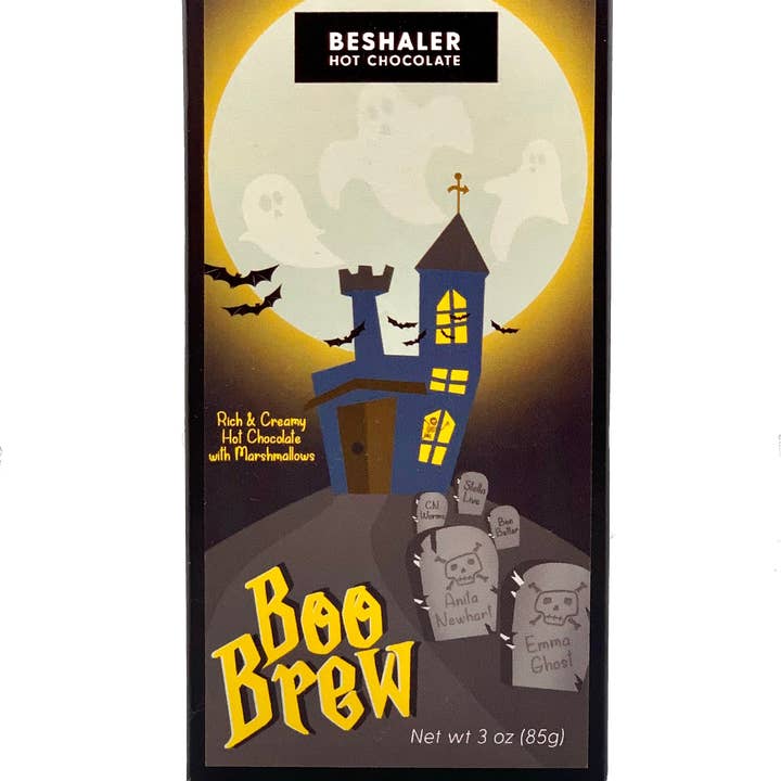 Boo Brew for wholesale by Beshaler Hot Chocolate