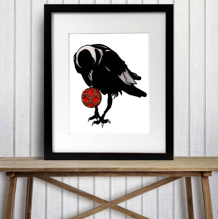 PinkPolish Design - Wholesale Art Print - "Shiny Things" Watercolor Painting: Art Print0