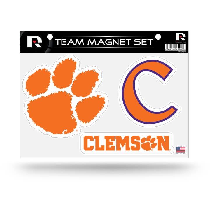 Clemson Team Magnet Set for wholesale by Rico Industries