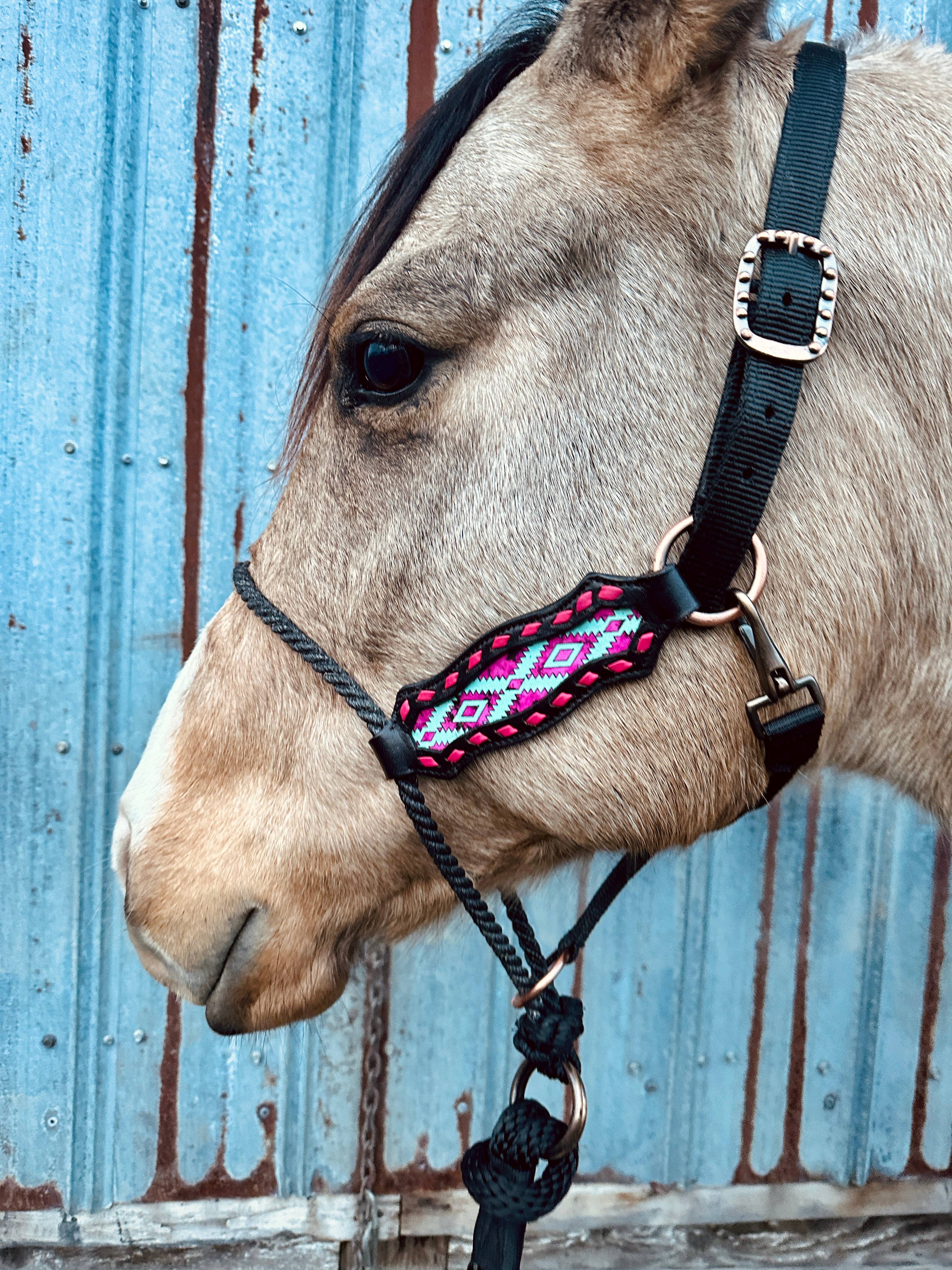 Schulz Equine - Wholesale Horseback Riding Gear - Lariat Nose Halter2