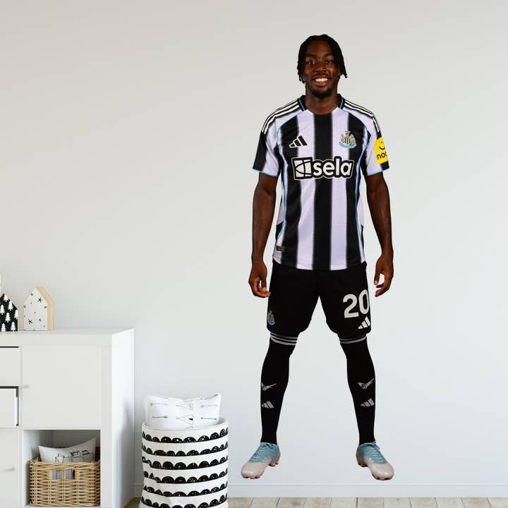 Newcastle United Wall Sticker - Elanga Player 25/26 Wall Decal Football Art for wholesale by Themed