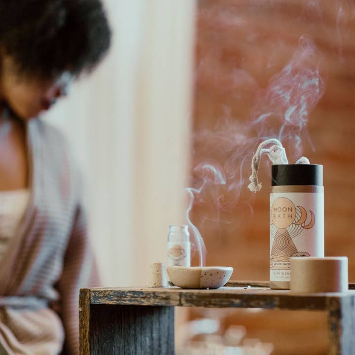 Moon Bath - Wholesale Incense - SACRED SMOKE | Burn Blend2