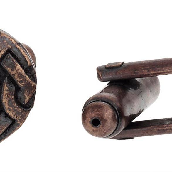 Cuff-Daddy - Venta al por mayor Gemelos - Hombre - Gemelos de nudo celta de bronce